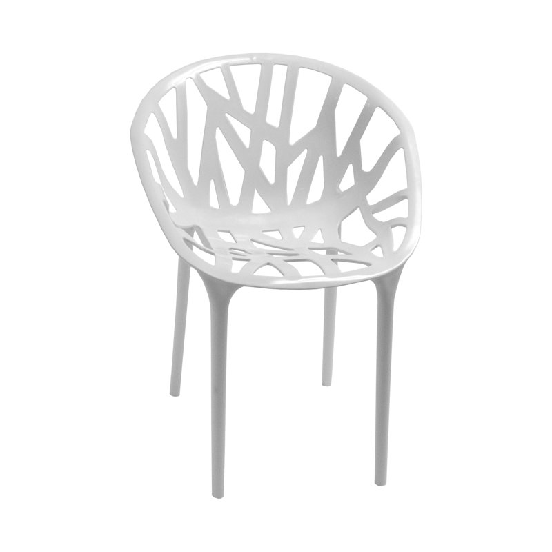 Chaise d'appoint Frankie, Blanc