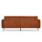 MINIMORE Modern Style 83.95'' Upholstered Sofa with Corduroy Fabric-1825611314