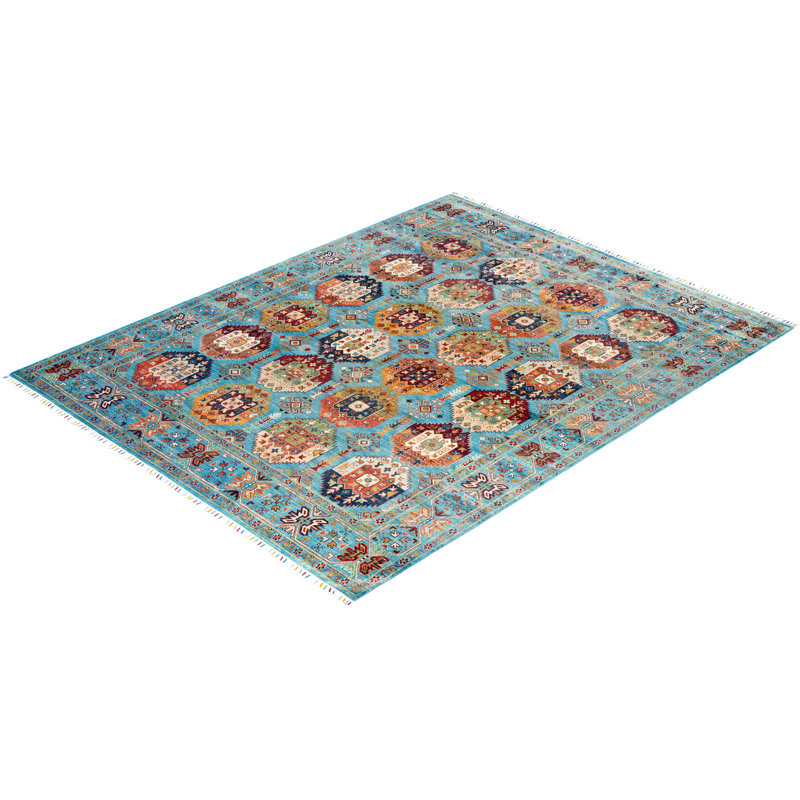 One-of-a-Kind Rectangle 8'2" X 10'4" Hand Knotted Area Rug