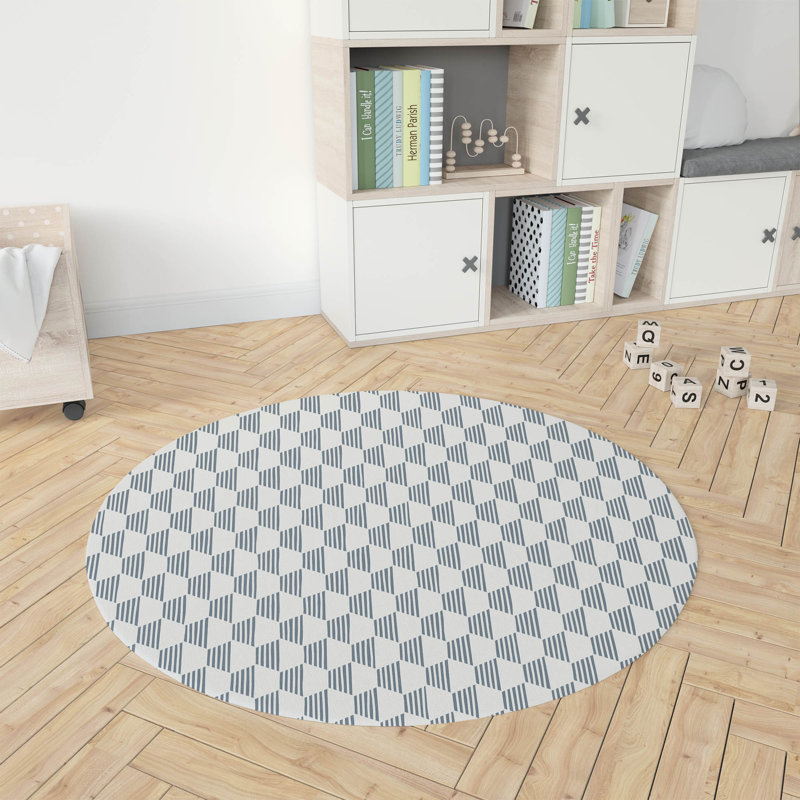 Tapis de jeu pour enfants Hexaline, Bleu
