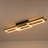 Chevee 3 - Light Matte Black 39.4" Kitchen Island Led Flush Mount