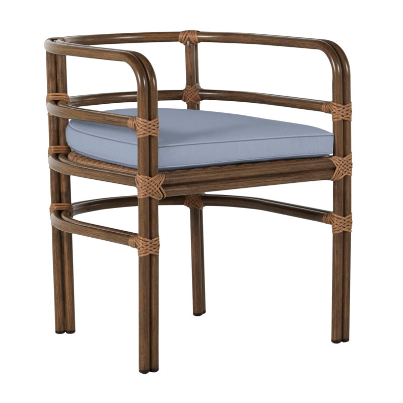 Fauteuil Malibu, Trépointe, Cabana à rayures bleu marine classique
