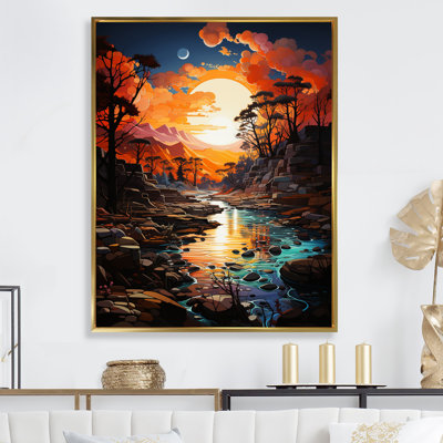 «Native River Of Wisdom I», reproduction sur toile