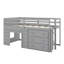 Lit mezzanine avec tiroirs et tablette-254036199
