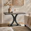 Console de 101,6 cm (40 po), table d'entrée étroite avec piètement géométrique-628884347-628884350-628884351