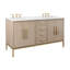 Rift White Oak Double Bath Vanity-1232928905-1232928900-1232395302