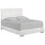 Ensemble de chambre avec grand lit 5 pièces blanc brillant-1614076040