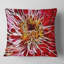 Coussin décoratif à imprimé floral rouge foncé-30611847-30611851