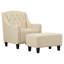 Fauteuil capitonné avec repose-pieds de 29,75 po Bloomington-2004896167