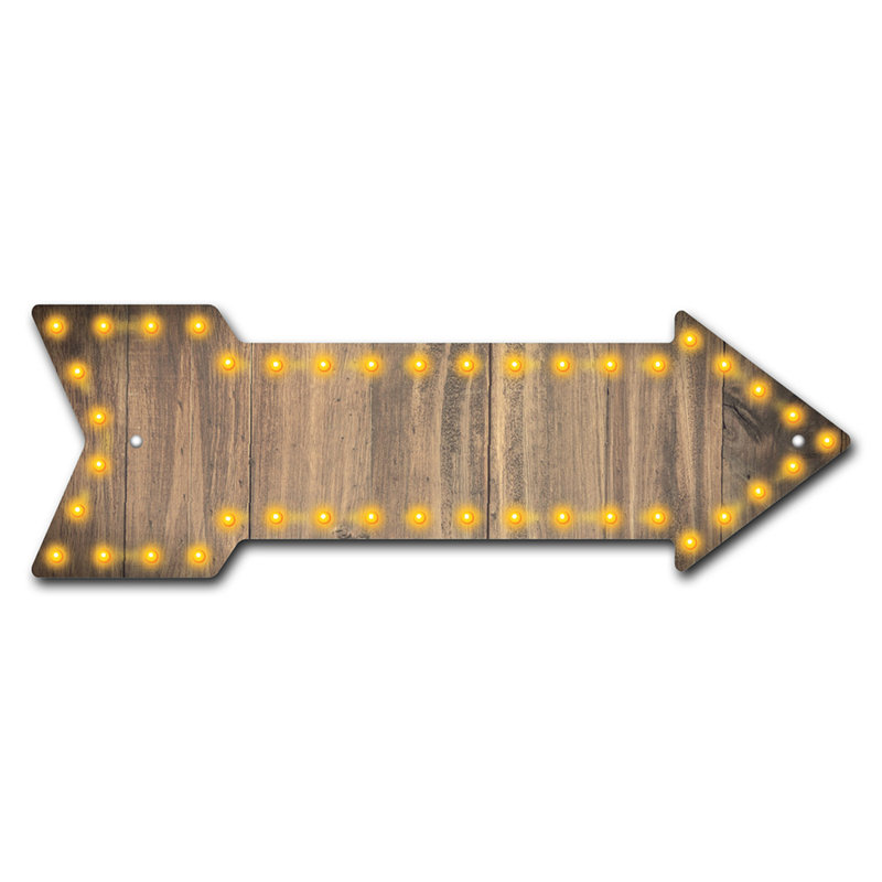 Amovible-999596_Ligne décorative flèche amusante 30 po de large, H 12 po x l 36 po x P 1 po