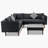 Leisel 81.1'' Wicker Outdoor Patio Sectional Set-1430752366-1430752367