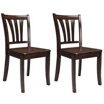 Chaise d'appoint à dossier en lattes de bois massif Pico