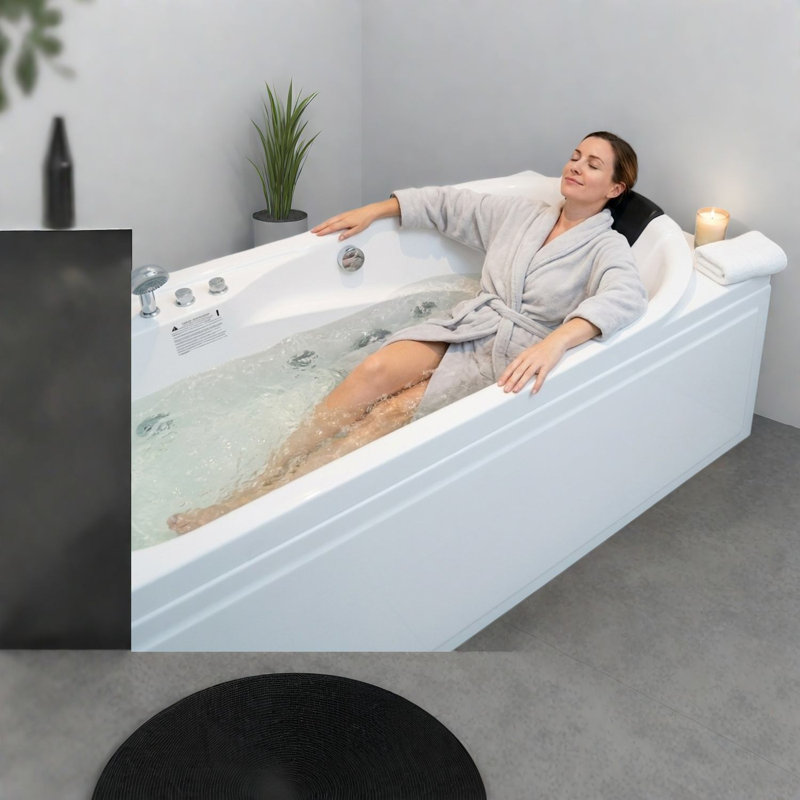 Baignoire à hydromassage et bain tourbillon