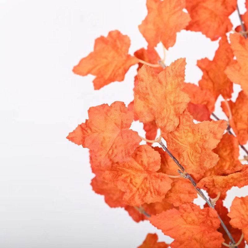 Tige de buisson en grappe de 36 po H Autumn Autumn Blossoms, Orange