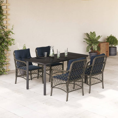 Patio Dining Set with , Cushions Included