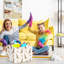 Panier rectangulaire pour girafe, panier à linge pliable imperméable pour la chambre de bébé, panier de rangement pour bébé, panier à jouets pour enfants, paniers-cadeaux pour chambre à coucher