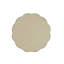 Table d'appoint ronde blanche antique classique avec tablette ouverte en bas pour le rangement, style français, diamètre 62 cm (24,5 pouces), décoration intérieure
