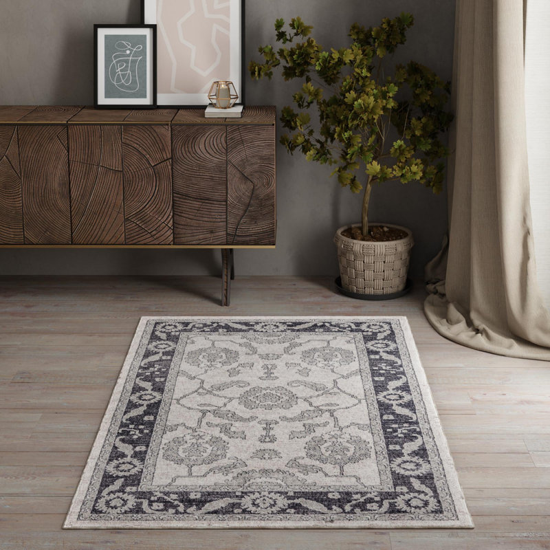 Erica Floral Indoor Rug, Rectangle 7'10" x 10'