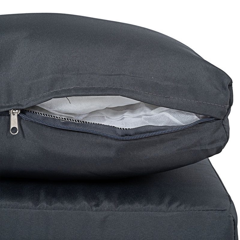 Canapé d'extérieur simple avec coussin 2 pièces