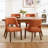 Upholstered Solid Wood Dining Side Chair-1558401745