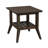 Arees Solid Wood End Table with Slatted Bottom Shelf