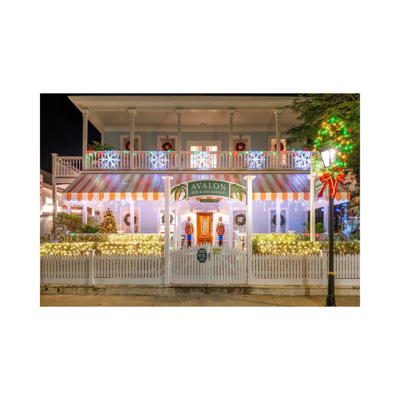 Festive Key West by Susanne Kremer - No Frame Gallery-Wrapped Canvas Giclée on Canvas, 20.32cm H x 30.48cm W