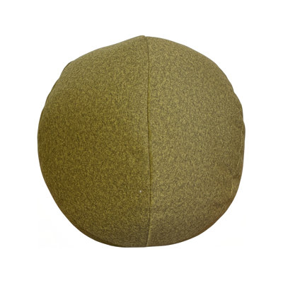 Oreiller rond vert Qiviut