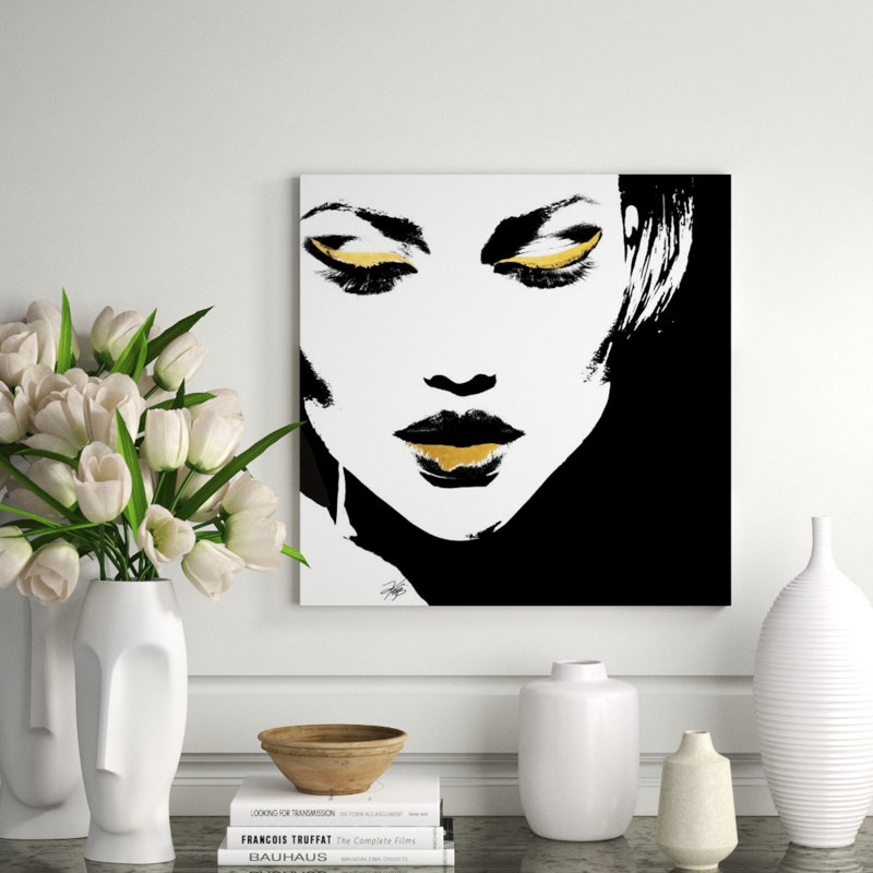 Glam Rock VII Painting by Kelli Ellis, Gild Gold and Silver, 47" H x 47" W