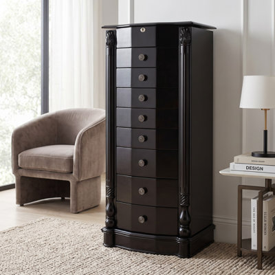 Zakhar 17.25'' Wide Freestanding Jewelry Armoire
