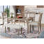 Ensemble de salle à manger 6 pièces, table rectangulaire en bois avec 4 chaises et 1 banc pour la cuisine et la salle à manger-1377914286-1377914273