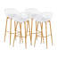 Counter Stool with Metal Frame-748695148
