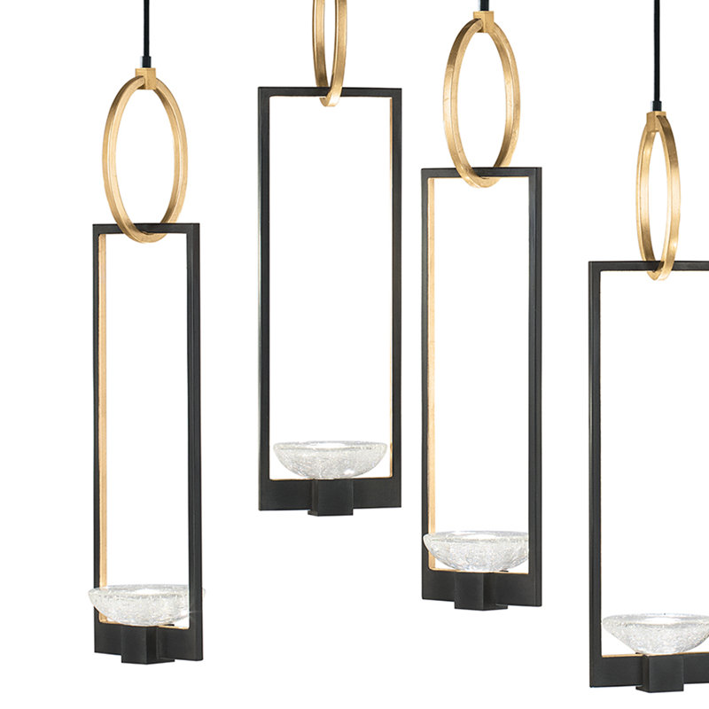 Delphi 6 - Light Cluster Pendant, Black