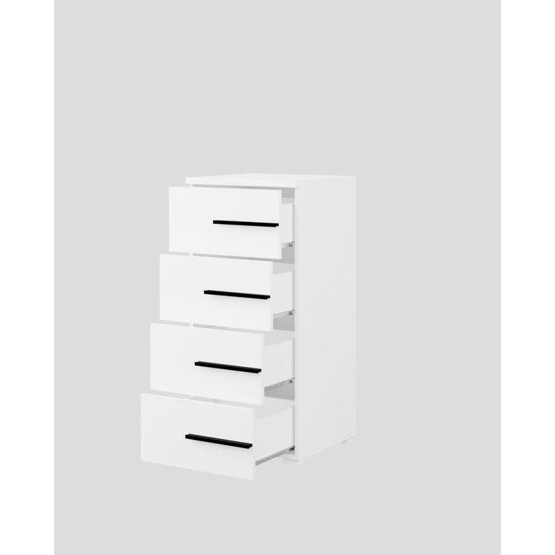 Shontina 45cm W Chest of Drawers, Chic White