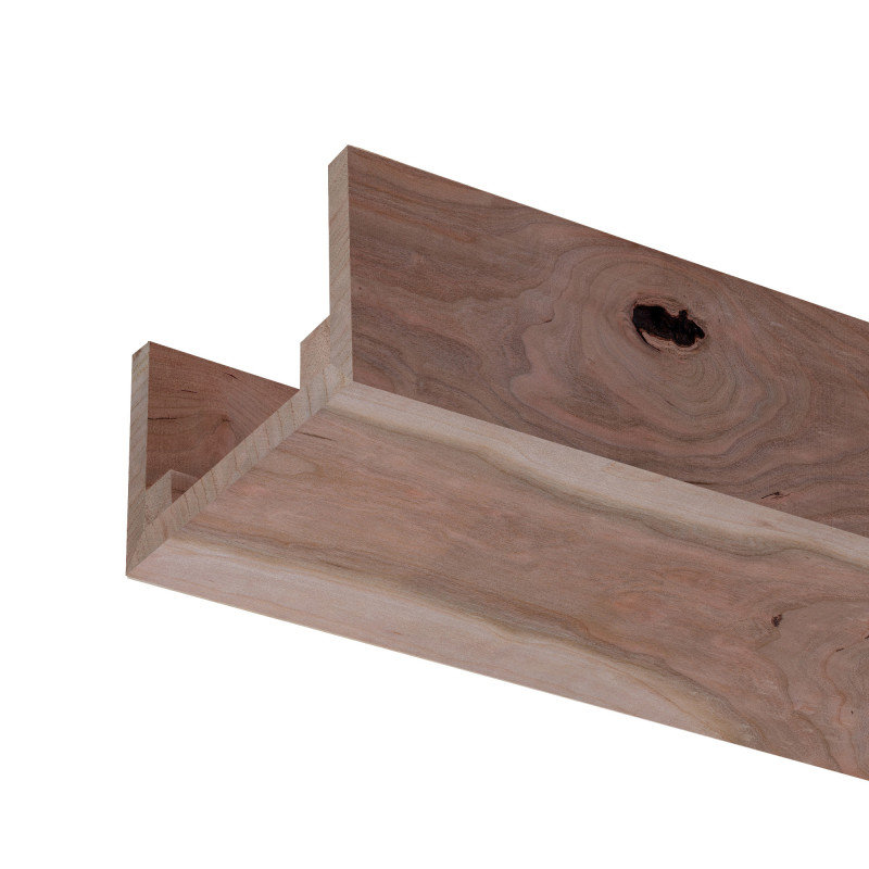 Rustic Box Beam Cherry, 3" H x 5.5" W x 92" D