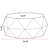 38.58"Three-dimensional Embossed Pattern Design American Retro Style Coffee Table
