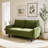 Dotson 58" Velvet Round Arm Sofa Loveseat-1233094839