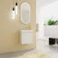 Meuble-lavabo mural flottant de 20 po avec lavabo en résine et porte d'armoire à fermeture en douceur-1153312155