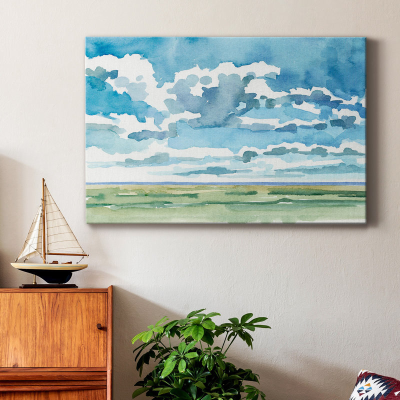 " Open Sky Study I ", 18" H x 12" W x 1" D
