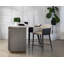 Kylin Upholstered Stool with Metal Frame