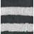 36"X24" - Charcoal Grey White Stripe Large Soft Cozy Plush Chenille Bath Mat Bathroom Rug-565476169