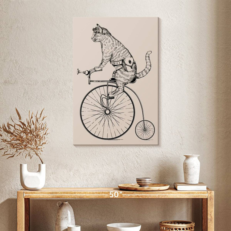 Mehar Steampunk Cat, 36" H x 24" W