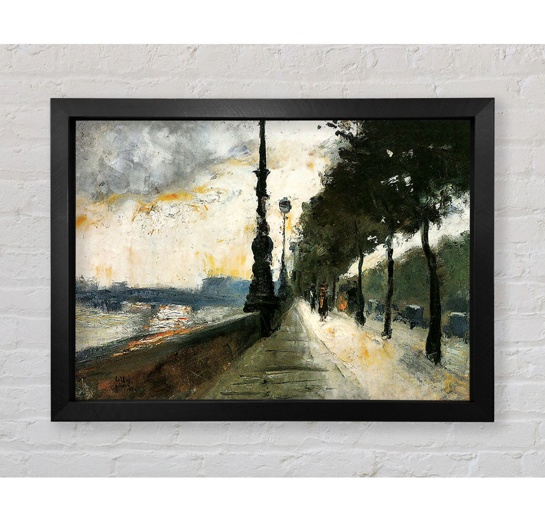 Waterloo Bridge In The Sun By Lesser Ury - Einzelne Bilderrahmen Kunstdrucke