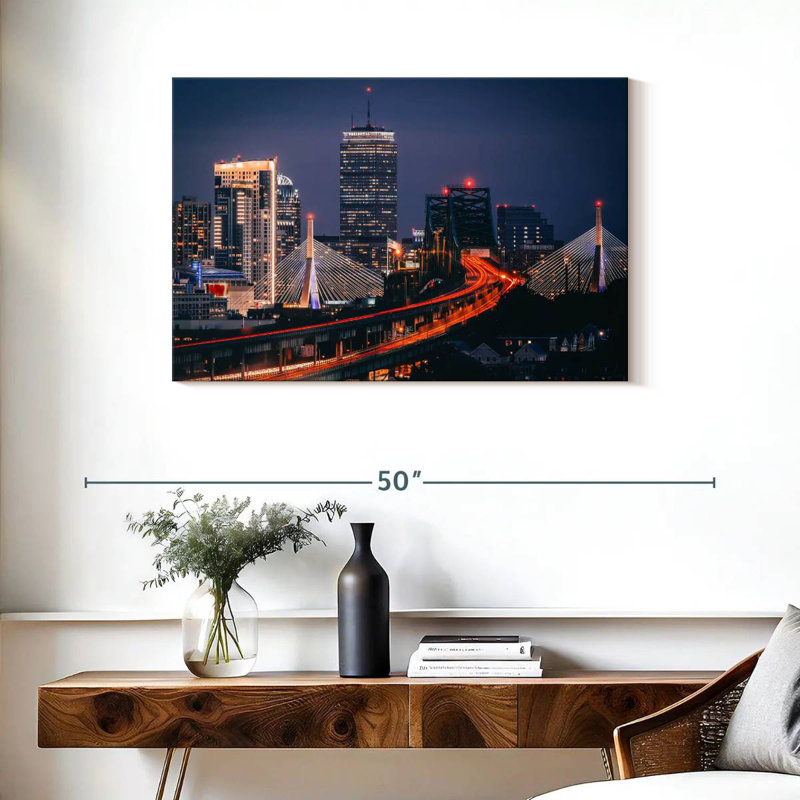 Nicci Boston, horizon nocturne, H 24 po x l 36 po