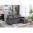 77 Inch Reversible Sectional Storage Sleeper Sofa Bed-2145260943