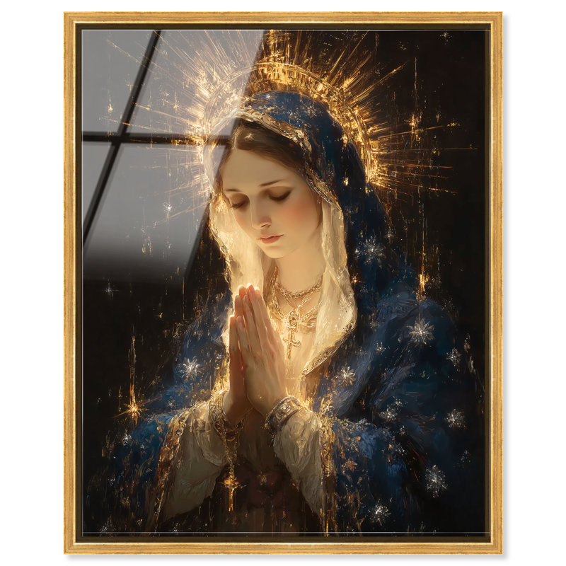 «Galaxy Queen I», reproduction d'art acrylique encadrée par Art Remedy, cadre doré, 16 x 20, 17"H x 21"W, Gold Frame