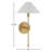Delle Wallchiere in Warm Brass-317644155