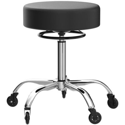Rolling Stool With Wheels by Orren Ellis