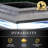 Imperial Solar Powered Integrated LED Aluminium 4 in. x 4 in. Fence Post Cap Light with Base Adapter Included-9809741-78608414
