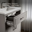 Meuble-lavabo autoportant simple avec lavabo et plateau en quartz Seer-65971701-124966411