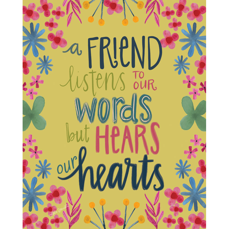 Friend Hearts by Katie Doucette, 36" H x 24" W